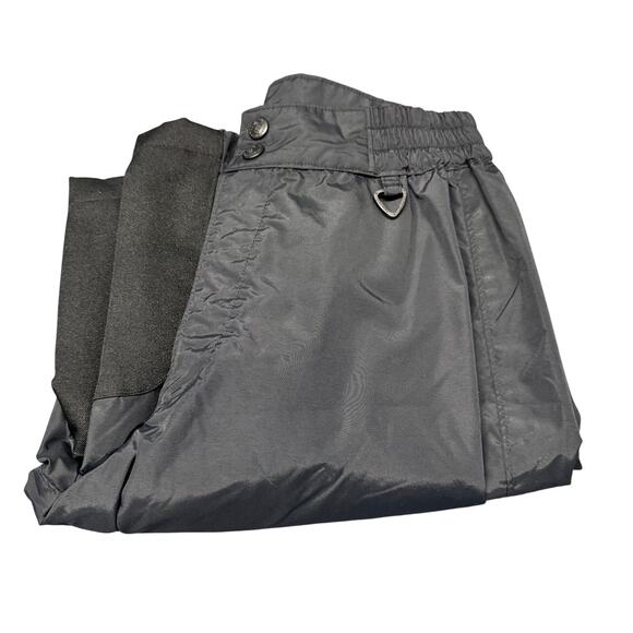 Columbia Snow Pants Womens Medium Black Lightweight Nylon + Pockets 30" Inseam - Picture 1 of 9